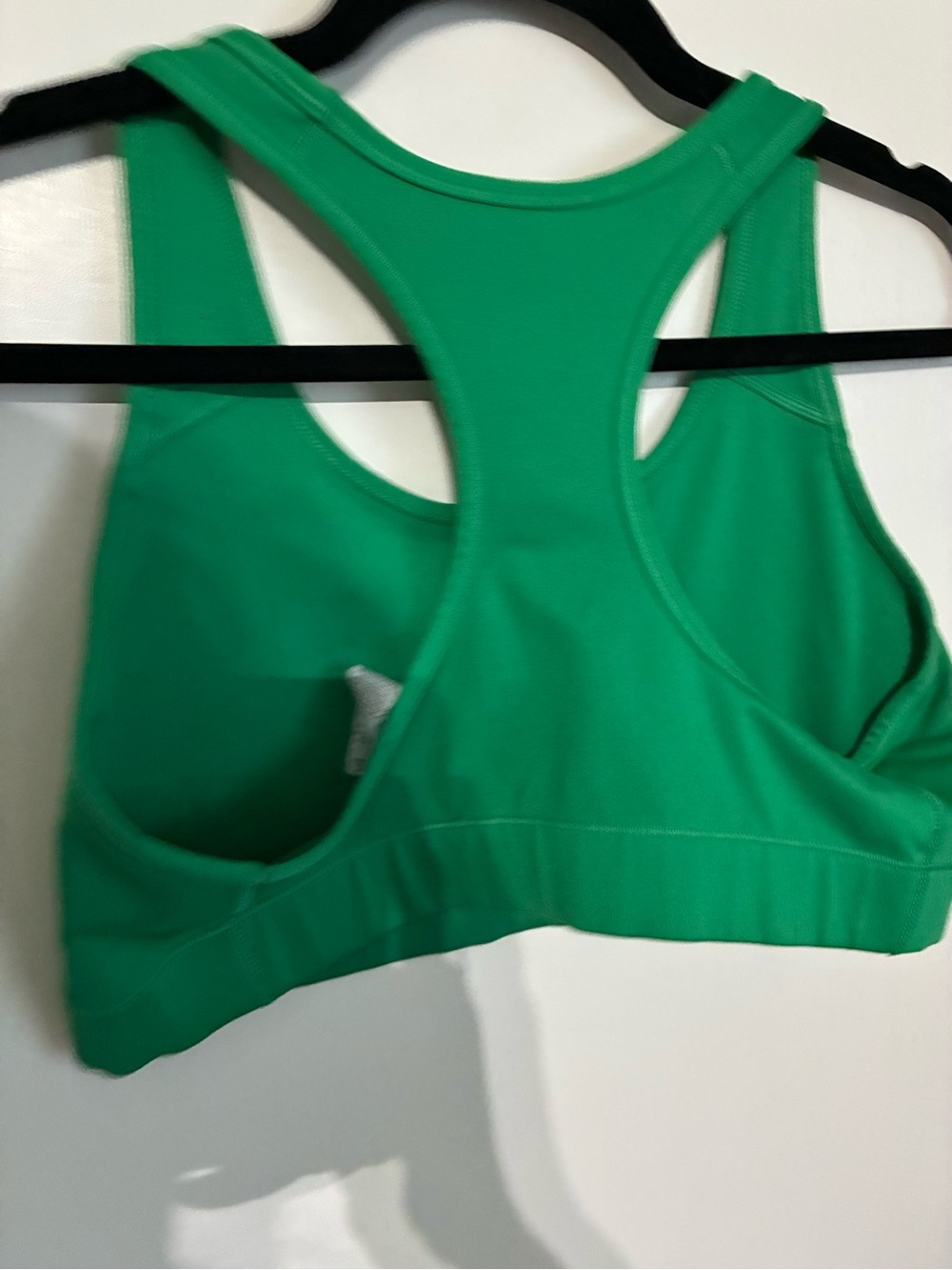 Nike Green Racerback Dri-FIT Sports Bra with Black Swoosh - Picture 8 of 12